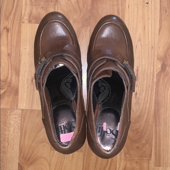 Sofft Nickleby brown leather booties size 8 - Picture 8 of 11